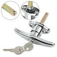 Garage Door Lock T Handle Rear Fix Keyed To Differ Caravan Garage Shed