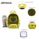 thumbnail image 2 of Mochila para gatos Mochila de viaje con diseño de apertura frontal para uso en exteriores (Amarillo), 2 of 6