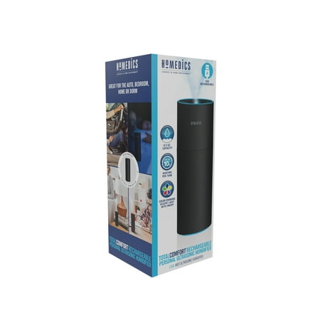 HoMedics - TotalComfort Portable Ultrasonic Humidifier - Black