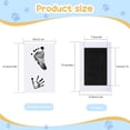thumbnail image 2 of 6 Pcs Baby Hand and Footprint Kit Clean Touch Ink Pad Non Toxic Inkless Infant Hand Foot Stamp Pet Paw Print with 12 Cards for Newborn Keepsake, Dog Nose & Paw Print Kit Memory Gift (Large), 2 of 7