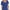 Royal blue, variant on Women's oversized t-shirt half-sleeved V-neck T-shirt