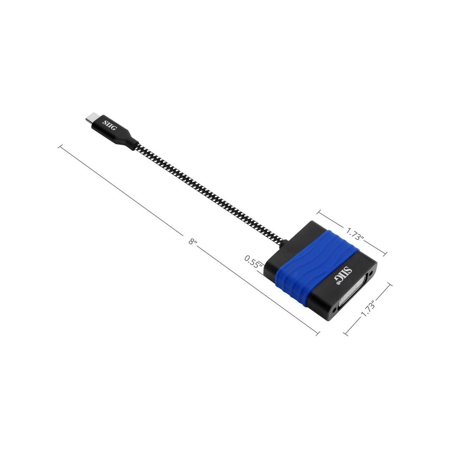 UPC: 0662774041308 | Siig Usb Type-C To Dvi Video Cable Adapter