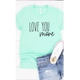 thumbnail image 5 of Love You More Graphic Tee T-Shirt PLUS, 5 of 9