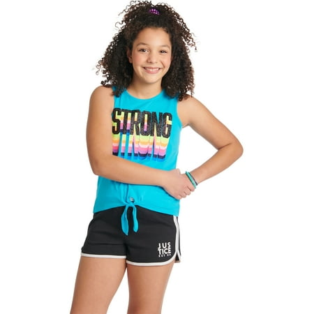 Case of 24 Justice Girls Everyday Faves Graphic Tank Top Size 7/8