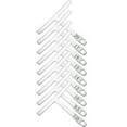 thumbnail image 1 of 9pcs Stainless Steel Understring Radius Gauge For Guitar Bass Setup Luthier Tool, 1 of 7