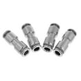 thumbnail image 3 of HLONK 4 Pcs Raccords à Connexion Rapide en Acier Inoxydable pour Tuyau de Compresseur, 3 of 8