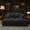 Dark Grey, variant on Sailvan Double Chaise Lounge with Cupholders, Compressible Modern Sleeper Loveseat, No Assembly
