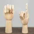thumbnail image 1 of 18cm 25cm 2pcs Articulada Maniquí de Mano Soporte de Joyería Exhibición de Estante de Reloj Hugo Manos de maniquí de madera, 1 of 10