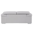 thumbnail image 4 of Top Grain Leather, Brazilian Wood Frame Loveseat / Ideal for Reading Nooks, Cozy Comfort, 4 of 5