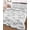 Light Gray, variant on Twin Quilt Bedding Set, Vintage Dinosaur Reversible Summer Quilt 3 Pieces, Primitive Animals Wildlife Hand-painting Lightweight Bedspreads Coverlets with 2 Pillow Shams for All Seasons
