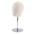 thumbnail image 1 of Soporte de exhibición de modelo de cabeza de maniquí de 55 cm para uso en tiendas, peluquerías y Blanco, 1 of 6