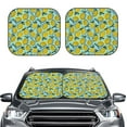 thumbnail image 2 of Balery 2 Piece Lemon Car Windshield Sun Shade|Foldable Front Windshield Shade for Car Front Window for Most Sedans SUV Truck-Medium, 2 of 7