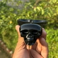 thumbnail image 6 of Black Jade Heart-Shaped Skull Bowl - Handcrafted Gemstone Carved Art Sculpture for Healing and Spiritual, 6 of 6