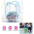 thumbnail image 4 of Yirtree Laundry Baskets Foldable Pop Up Mesh Washing Laundry Basket Bag Bin Hamper Toy Tidy Storage Organiser Organizer, 4 of 7