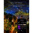 thumbnail image 5 of Twinkly Festoon App-Controlled Smart LED 20 Multicolor RGB Bulb Light String, 5 of 12