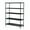 Black, variant on Design Ideas 5 Tier Mesh Shelving Unit, Silver
