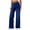 Dark Blue, variant on Womens Baggy Wide Leg Jeans High Waisted Pull On Straight Leg Stretchy Jeans Boyfriend Denim Pants (Grey/XXL)
