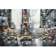 thumbnail image 2 of Madjid 18x13 White Modern Wood Framed Museum Art Print Titled - Taxi II, 2 of 4
