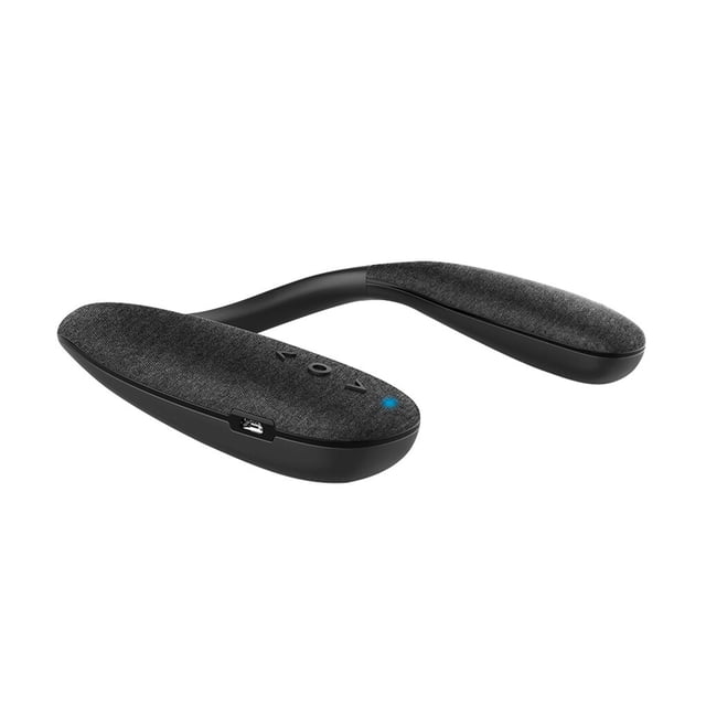 Wireless Speaker Deep Bass Stereo Sound Audio Waterproof Speaker Deep Bass Hanging Neck Bluetooth-compatible Speaker, Black