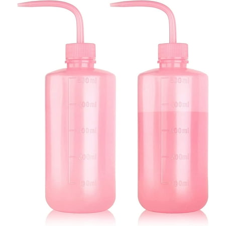 

Tattoo Wash Bottle 2Pcs 500ml Safety Tattoo Wash Bottle Watering Tools Economy Plastic Squeeze Bottle for Tattoo Supplies(500ml / 16oz)