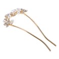 thumbnail image 2 of Épingle à Cheveux Fourchette Strass Perle Chignon Élégante Accessoire Cheveux Femme, 2 of 8