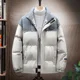 thumbnail image 2 of Abrigos acolchados con cremallera para hombre, parkas, chaqueta de plumón para hombre, acolchado pesado, oferta de invierno, ropa de lujo coreana, moda Y2k, especial, oferta especial, 2 of 5