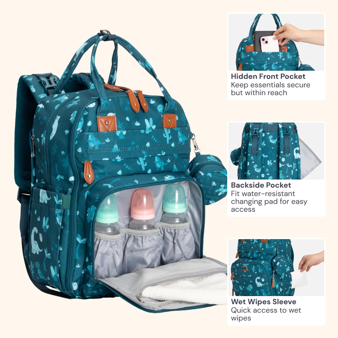BabbleRoo Original Diaper Bag Backpack 26L photo 6