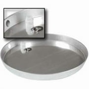 Camco 20830 Water Heater Pan With Fitting, Aluminum, 24 x 2.25 In. - Quantity 1
