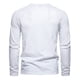 thumbnail image 5 of Jersey de botones de moda informal para hombre: camiseta estampada de manga larga, material de poliéster, uso diario/laboral, 5 of 6