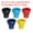 Black/Blue/Red/Dark Blue/Yellow, variant on Uxcell Golf Ball Retriever Grabber Golf Ball Suction Cup Grabber Rubber Putter Grip Picker Black/Blue/Red/Dark Blue/Yellow
