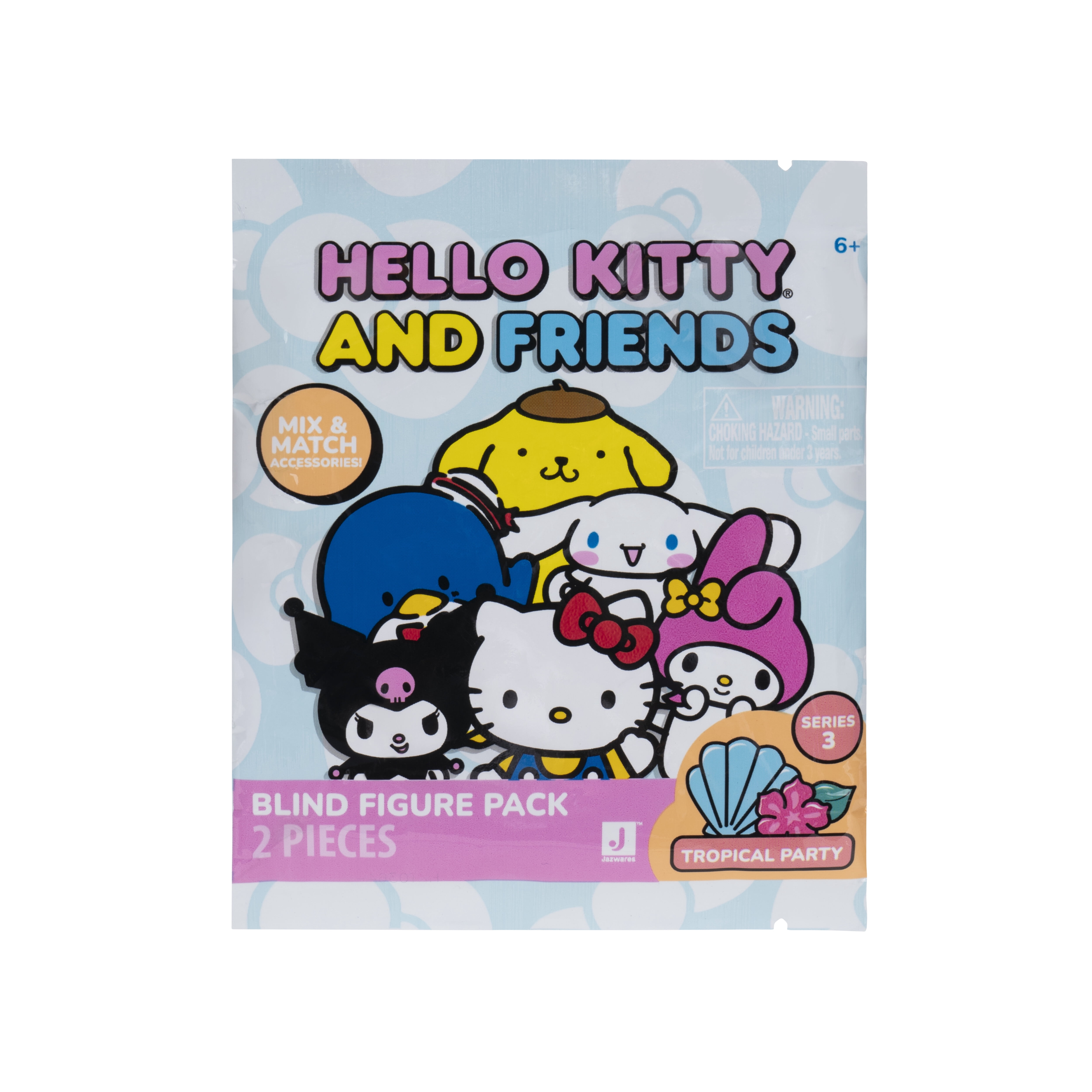 Hello Kitty and Friends Tropical Party 2 inch Blind Single Figure and Accessory (One Count)