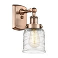 thumbnail image 4 of Innovations Lighting  Ballston Urban Bell - 1 Light 5" Sconce Matte White/White and Polished Chrome, 4 of 5