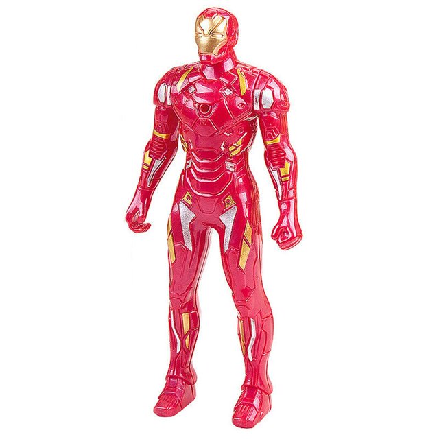 17cm Marvel Spiderman Anime figura juguetes niños dibujos animados película Spider-Man Ironman Hulk figura luminosa modelo muñecas PVC niños regalo xuanjing unisex