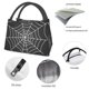 thumbnail image 4 of Fotbe A Web With A Spider Bolsa Térmica Portátil con Estampado, Bolsa de Entrega de Alimentos Aislada, Bolsa Reutilizable de Gran Capacidad para Comidas y Supermercado, 4 of 6