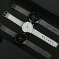 thumbnail image 2 of Men Round Dial Alloy Straps No Number Analog Quartz Wrist Watch Jewelry Gift, 2 of 8