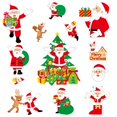 thumbnail image 3 of Pegatina estática de Navidad para decoración del hogar, adorno de Navidad de 24x32cm, ideal para escaparate y Año Nuevo, 2023, 3 of 4