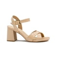 thumbnail image 4 of Zapatilla Tacon Ancho Charol Elegante Eventos Sociales beige 25.5, 4 of 7