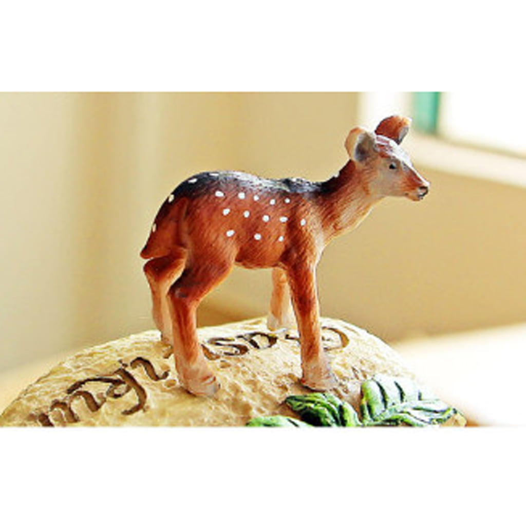 Deer Miniature Ornament Micro Landscape Animal Fairy Garden Wedding Decor 
