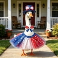thumbnail image 5 of XGFHYJEH Porch Goose Outfits Clearance , Porch Goose Clothes for Porch Goose, Porch Goose Accessories, Goose Costume Clothing for 4th of July Independence Day Memorial Day Patriotic 250th Decor, 5 of 5