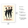 thumbnail image 2 of The Supremes - 1965 Lincoln Center Philharmonic Hall Concert - Vintage Music Poster by Joe Eula c.1965 - Bamboo Fine Art 290gsm Paper Print (Unframed) 24x32in, 2 of 4