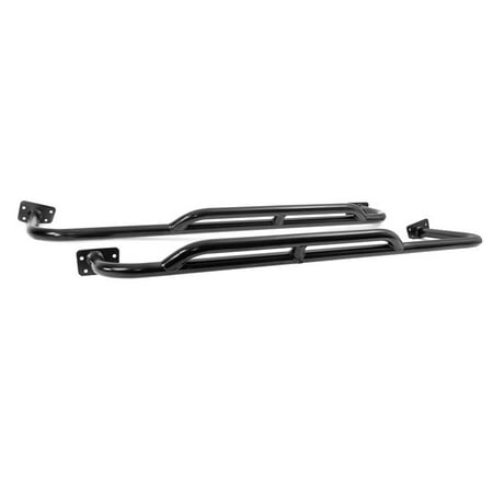 Tj Wrangler Black Half Door - Rough Country 1034 Rock Sliders for Jeep: 97-06 Wrangler TJ 4WD