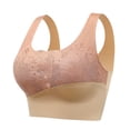 thumbnail image 1 of Bras for Women Womans Printing Gathered Together Daily Bra Underwear No Rims, 1 of 4
