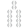 thumbnail image 3 of QualitChoice Nipples Ring Breast Ornament Fashion Accessory Simple Body Decor for Women Electroplated 5Set, 3 of 6