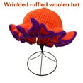 thumbnail image 6 of ZPAQI Handmade Crochet Knitted Hat Autumn Winter Hat Fashionable Unique Warm Hat, 6 of 21