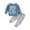Blue, variant on Akiihool Baby Boy Dressy Outfit Toddler Baby Boy Fall Outfits Airplane Print Crewneck Long Sleeve Sweatshirt Pants Set Baby Boy Winter Clothes(Brown,3-6 Months)