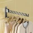 thumbnail image 2 of Space-Saving Foldable Wall Drying Rack - Aluminum Alloy Clothes Organizer for Small Spaces & Balcony Use, 2 of 6