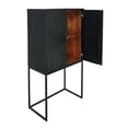 thumbnail image 5 of Scranton & Co 59 Inch Accent Cabinet in Black with Acacia Wood and Iron, 5 of 7