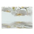 thumbnail image 1 of Flower Cutting Board, Pure Romantic Orchids Branch on Rippling Water Print, Decorative Tempered Glass Cutting and Serving Board, in 3 Sizes, by Ambesonne, 1 of 2
