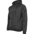 thumbnail image 4 of Build Your Brand Mens Zip Up Wind Runner Jacket, 4 of 5
