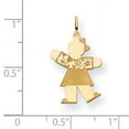thumbnail image 2 of 14k Yellow Gold Kid Charm (1in long x 0.6in wide), 2 of 4